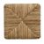 Seduta Ricambio per Seggiolone in legno 36X29 cm H3,5 di Salmar