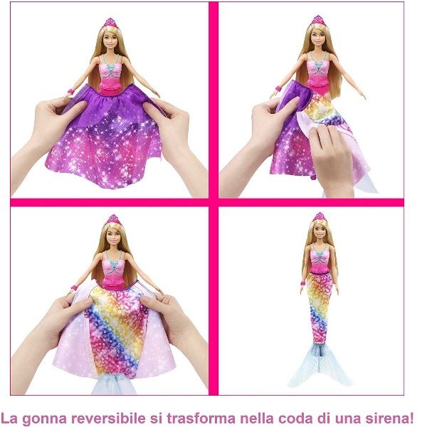 Barbie Dreamtopia Barbie e Ken 2 Look Assortito 2 Modelli di Mattel