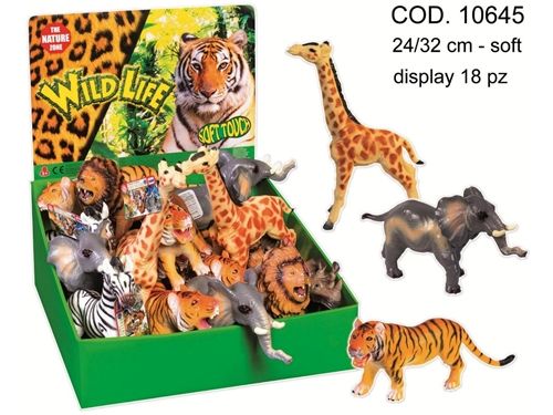 Animali della Giungla 24-32cm 10645 Assortito di Rs Toys